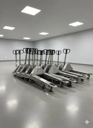 Paleteira Inox 2.500 kg semi nova