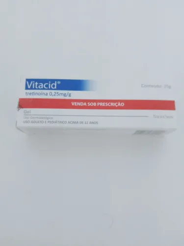 Pomada em gel VitaCid. Para melasmas