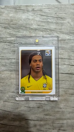 Figurinha Ronaldinho Gaucho Copa do Mundo 