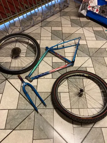 Quadro + 2 Rodas Aro 26 + Garfo | Shimano Deore LX
