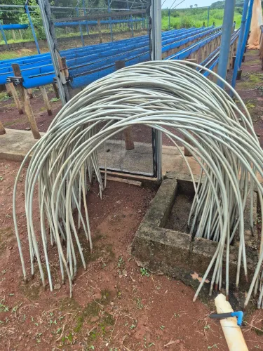 Mini arcos para produção de hortaliças