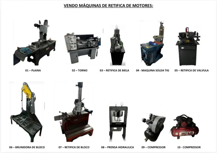 Vendo máquinas de retificar