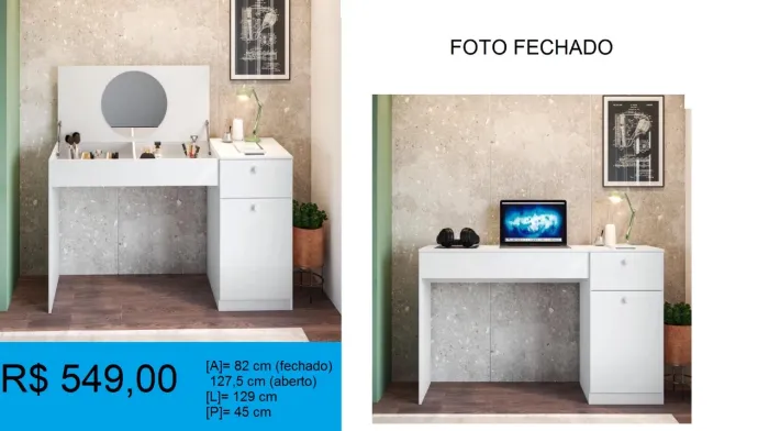 PENTEADEIRA - ENTREGA E MONTAGEM GRÁTIS 