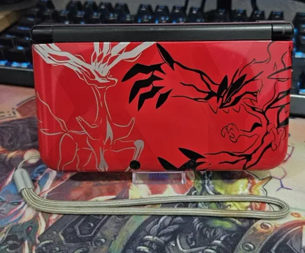 (ACEITO OFERTAS) Nintendo 3ds Xl (spr-001 Usa) - Vermelho/preto, Pokemon - Serial Sw132564