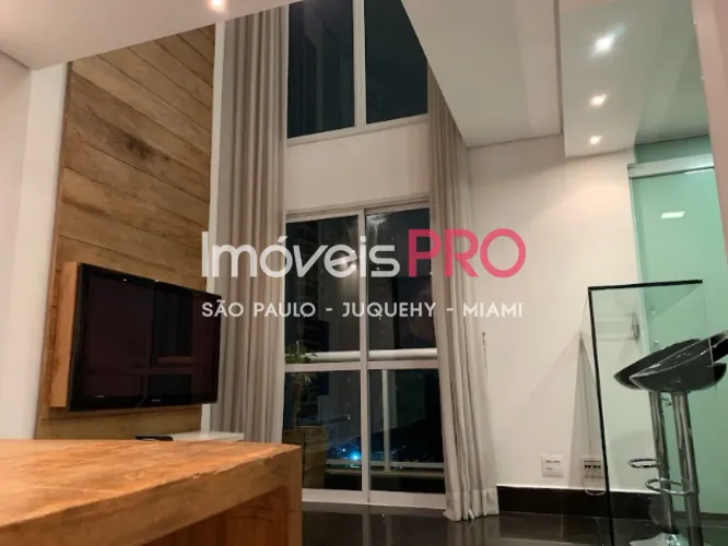 MOEMA PASSAROS - DUPLEX 1 DORM MOBILIADO - SALA COM LAVABO E VARANDA - AR COND. - 1 VAGA!O
