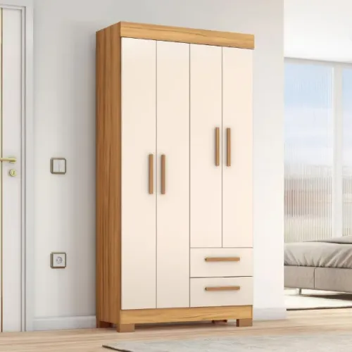Guarda-Roupa com 4 Portas e 2 Gavetas NT6010 Notável Móveis - CAB SALVADOS