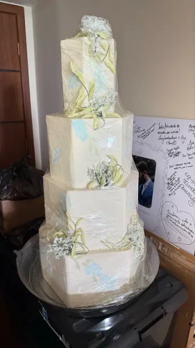 Maquete bolo casamento