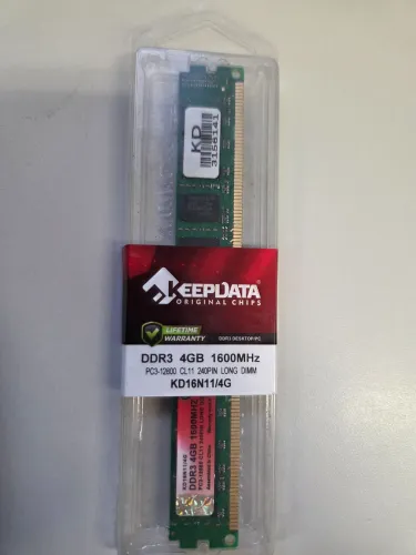 Memorias DDR3 4GB 1600MHz PC3-12800 Novas. 3 unidades