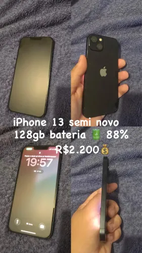 iPhone 13 semi novo único dono 