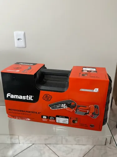 * ? Motosserra Portátil Famastil 6? - Nova na Caixa