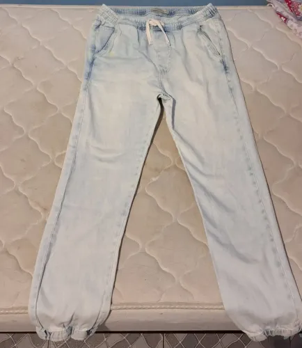 calça jeans jogger 14 anos