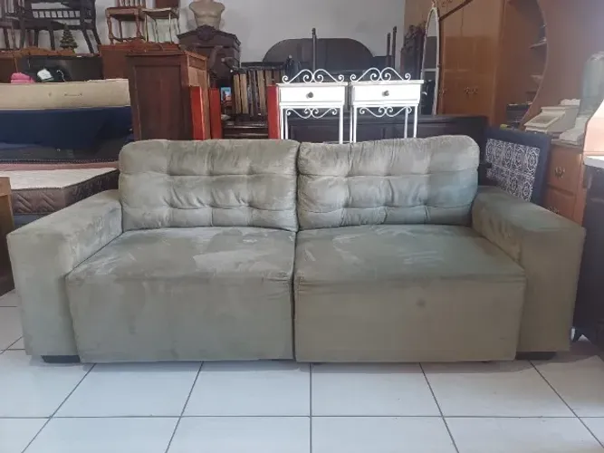 Sofá 3 lugares retrátil