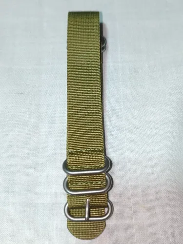 Pulseira NATO/OTAN 22mm VERDE MILITAR