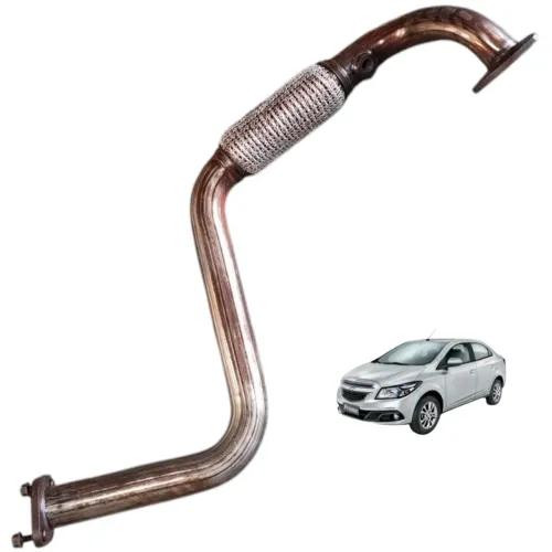 Tubo Flexível Escapamento Gm Prisma Onix 1.4 2013 2015 2018