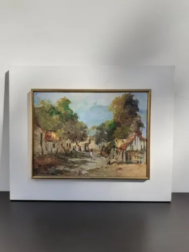 Pintura em óleo sobre tela
