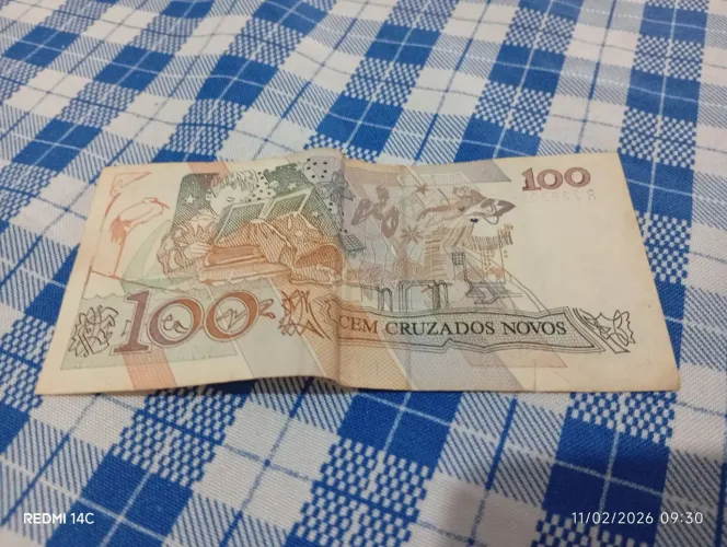 Nota de 100 cruzados novos