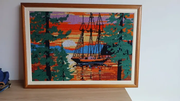 Lindos quadros bordados a mão