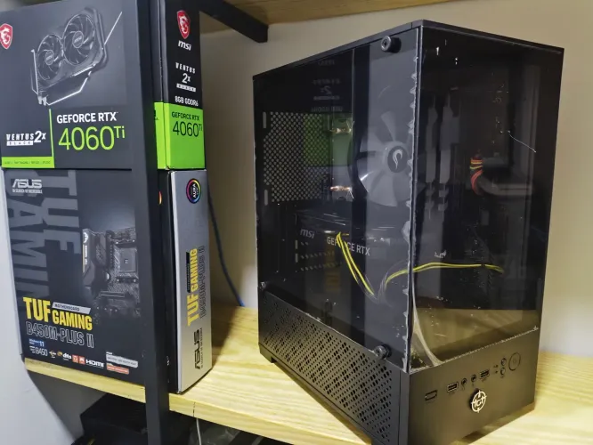 Computador Gamer Ryzen 5500 + 4060 TI + Tuf Gaming