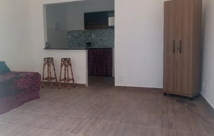 kitnet mobiliada com 1 vaga de garagem no gebara, itaboraí