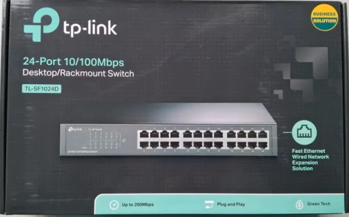 HUB SWITCH 24P - TP LINK TL-SF1024D/10/100 - DESKTOP/RACKMOUNT
