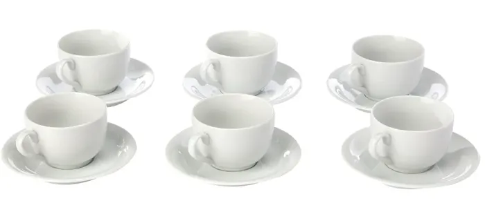 XICARA CHÁ C/PIRES DE PORCELANA