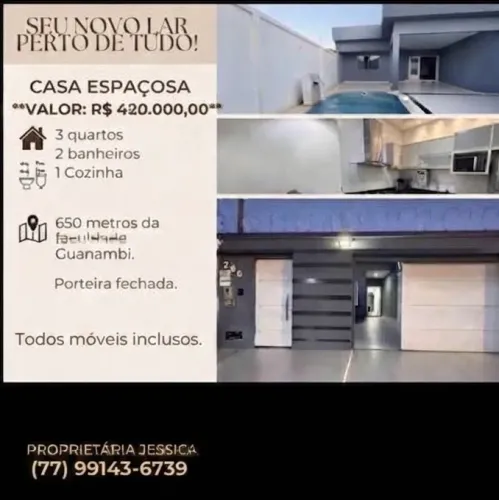 Casa próximo a unifg primeira rua do bairro