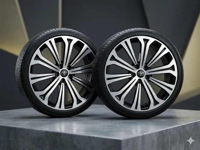 Rodas Aro 20 Corolla + Pneus Novos (1 Semana) - Prontas pra Rodar!