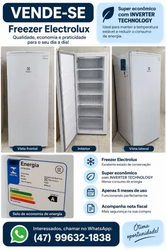 Freezer Electrolux Inverter technology