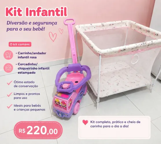 Kit totoka e cercadinho