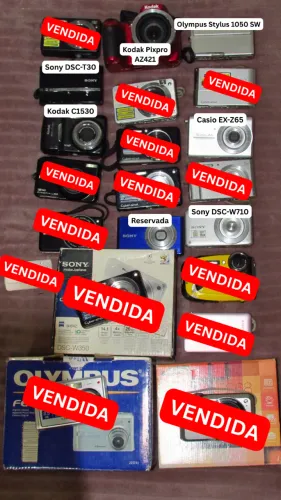Cameras digitais funcionando (LEIA A DESCRIÇÃO)