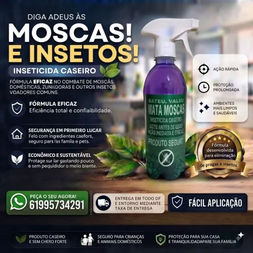 Mata moscas e Insetos voadores.