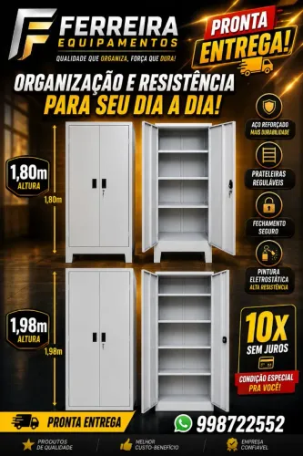 Armario com chaves de aço varios tamanhos pronta entrega 