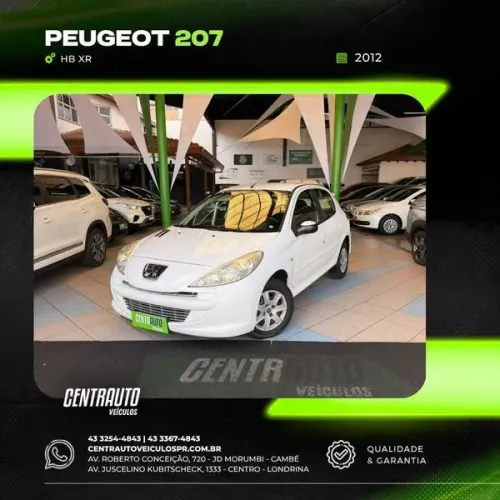 Peugeot 207 XR 1.4 Flex 8V 5P 2012