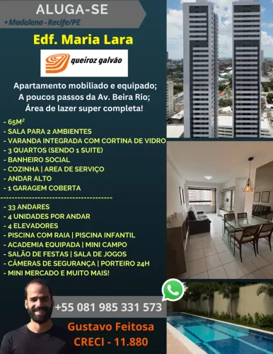 Apartamento Mobiliado no Melhor Condomínio