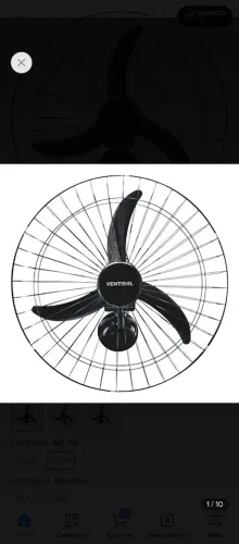 Ventilador de parede