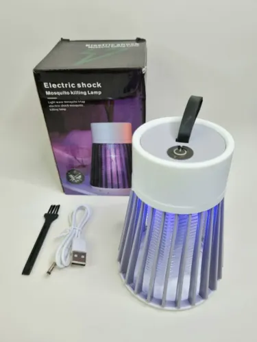 Mata Mosquito Elétrico USB Recarregável Luminária LED Luz UV Portátil Anti Insetos