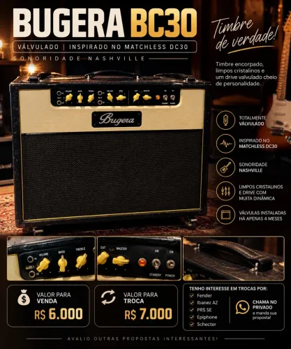 Bugera BC30 ñ Matchless BC30 vox Ac30