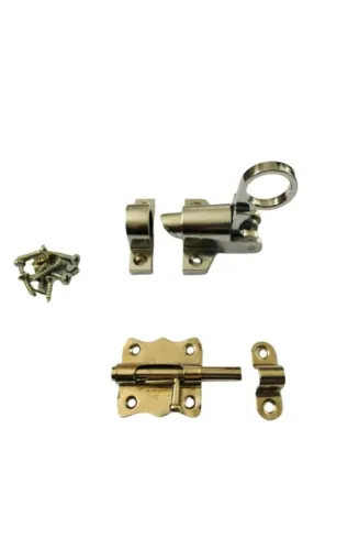 Kit 2 Trincos : 1 Trinco Fecho Avião + 1 Trinco Fecho Ferrolho