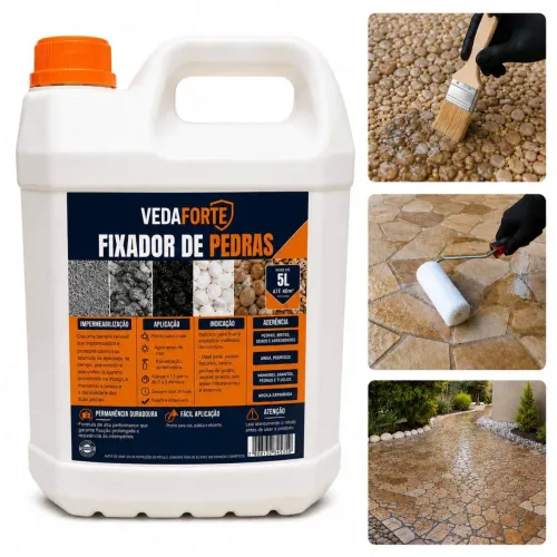 Fixador de Pedras Veda Forte Alta Performance Nanotecnologia [5 Litros] <br>