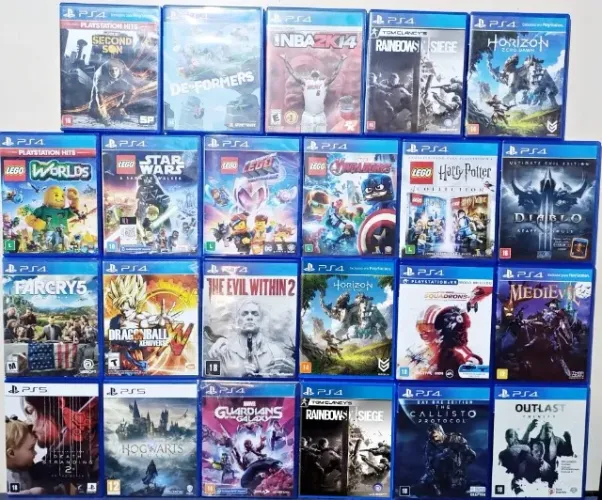 Jogos Ps4 e Ps5 preços estão na segunda foto