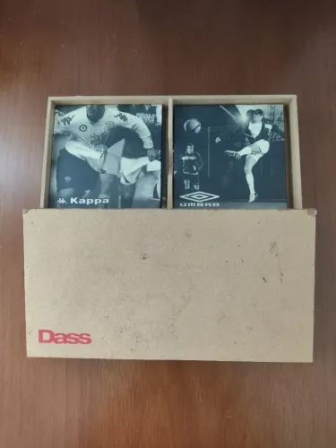 Kit porta copos com temática de futebol