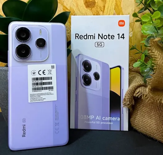 Celular Note 14 5G 256GB 08GB RAM Lilás Novo Entregamos Grátis Garantia 