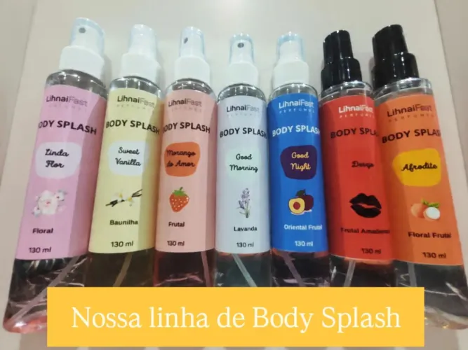 5 Body Splash de 130ml (variado)