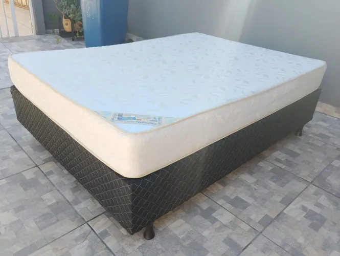 Cama Box Casal Colchão Magnético Ortopédico Firme