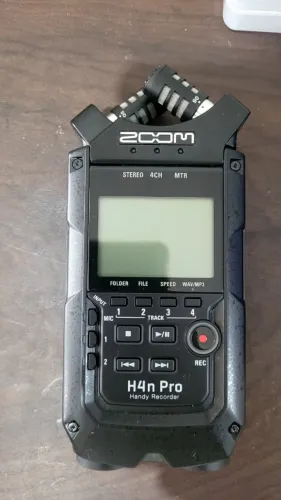 Gravador Digital Zoom H4n Pro All Black (interface Usb)