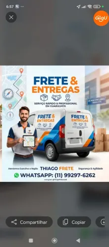 Frente/Coleta/carreto/Entrega 