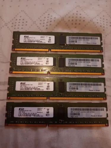 Kit 4x Memória Servidor 4gb Ddr3l Ecc Smart M393b5273ch0-yh9