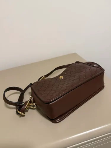 Bolsa Capodarte marrom em couro nunca usada