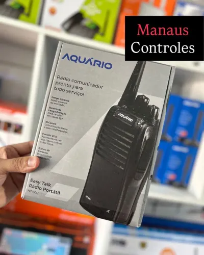 Par de Rádio Comunicador Longo Alcance Aquário