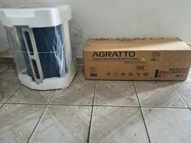 Ar Condicionado Split Agratto Inverter Zen 12.000 BTUs (220V) - Novo / Na Caixa